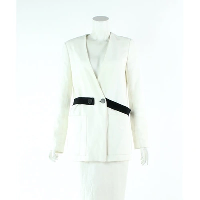 Pre-owned Joseph Jacket In White