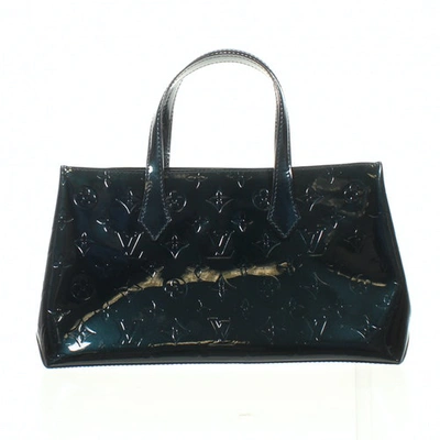Pre-owned Louis Vuitton Green Patent Leather Handbag