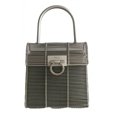 Pre-owned Ferragamo Silver Metal Handbag