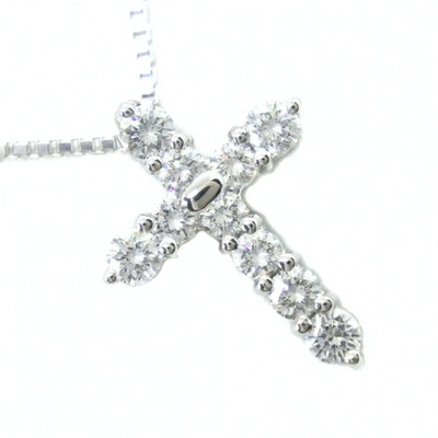 Pre-owned Tasaki Platinum Necklace In Silver