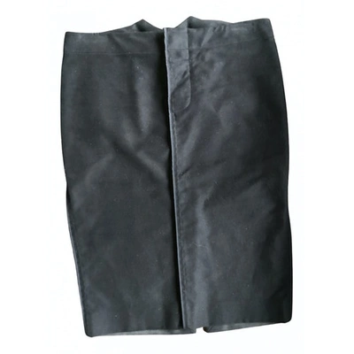 Pre-owned Gucci Black Cotton Skirt