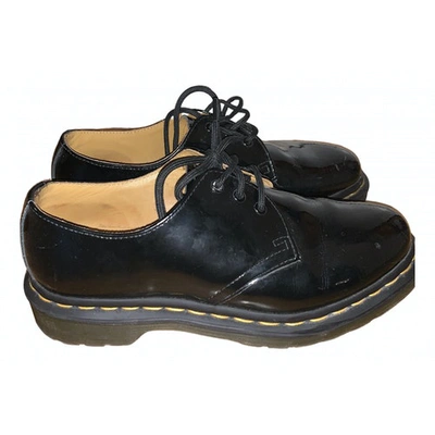 Pre-owned Dr. Martens Black Patent Leather Lace Ups