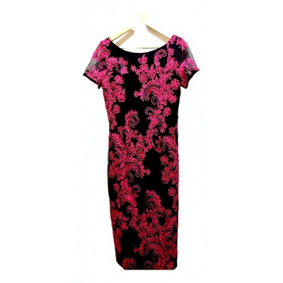 Pre-owned Js Collections Lace Mid-length Dress In Multicolour