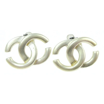 Pre-owned Chanel Cc Metal Earrings