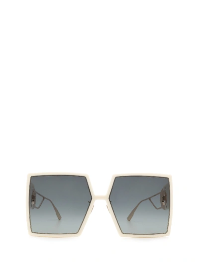 Shop Dior 30montaigne Ivory Sunglasses In Szj-1l