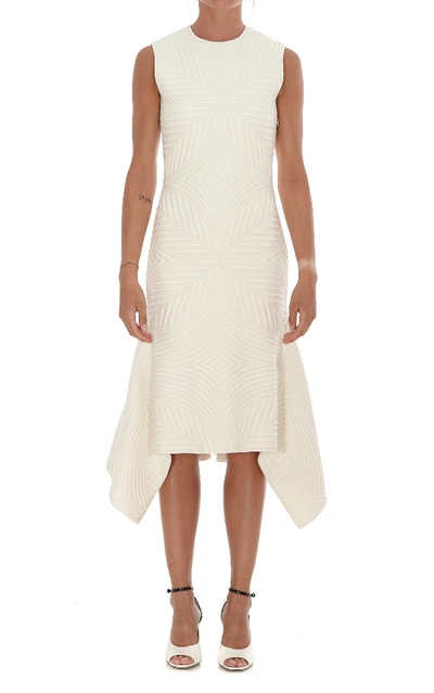 Shop Alexander Mcqueen Dress In Ivory