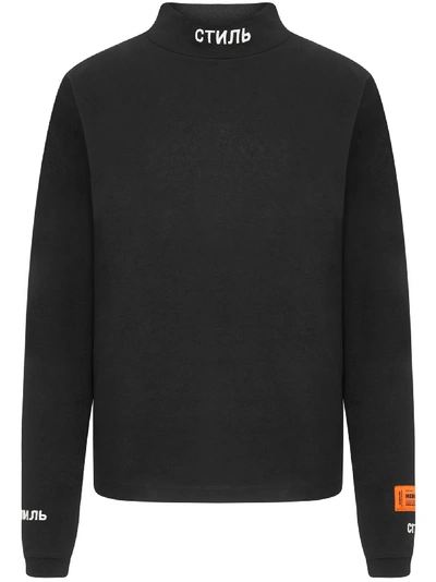 Shop Heron Preston Sweater In Black