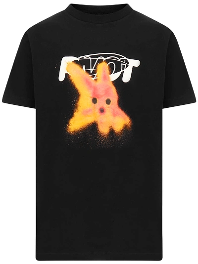 Shop Off-white Pivot Fish T-shirt In Black