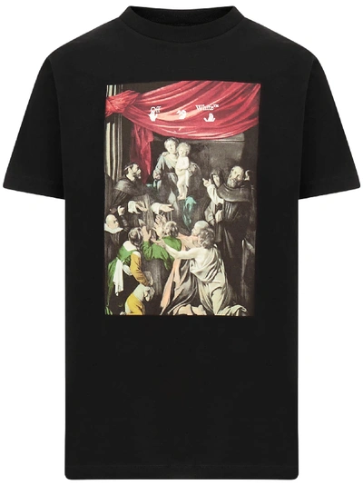 Shop Off-white Caravaggio T-shirt In Black