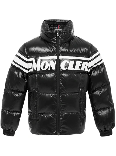 Shop Moncler Enfant Saise Down Jacket In Black