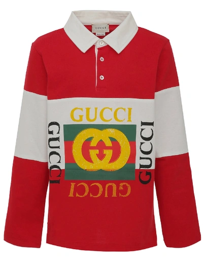 Shop Gucci Junior T-shirt In Red
