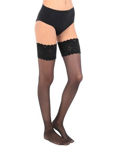 Shop Wolford Satin Touch 20 Stay Up Woman Socks & Hosiery Black Size L Polyamide, Elastane