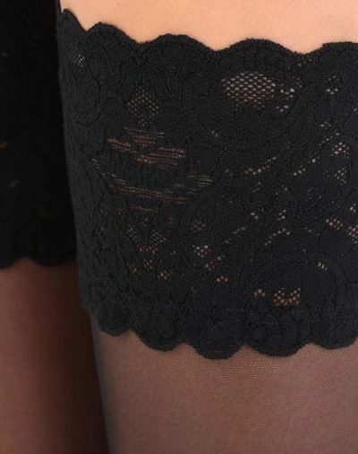 Shop Wolford Satin Touch 20 Stay Up Woman Socks & Hosiery Black Size L Polyamide, Elastane