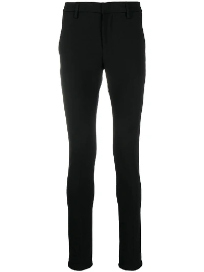 Shop Dondup Slim-fit Jersey Trousers In Black