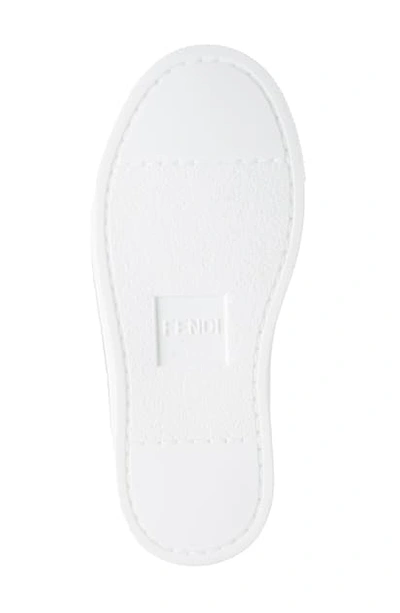 Shop Fendi Graphic Slip-on Sneaker In White