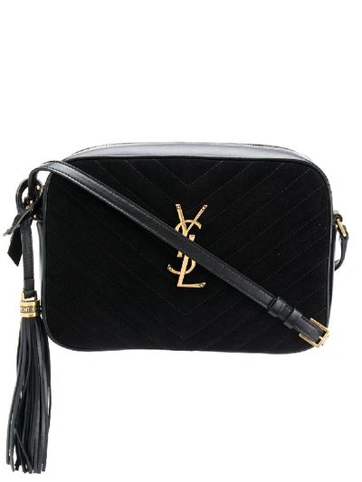 Shop Saint Laurent Lou Camera Bag In Black