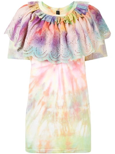 Shop Romance Was Born Fresh Air Ruffle T-shirt In Multicolour