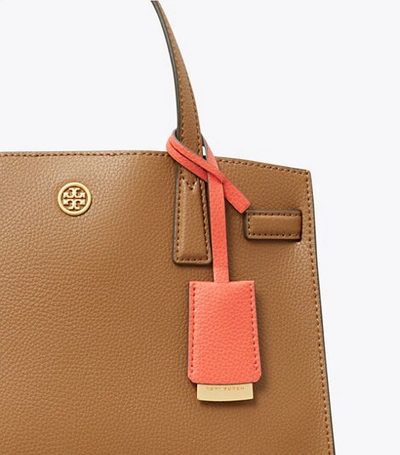 Shop Tory Burch Small Walker Satchel In Moose