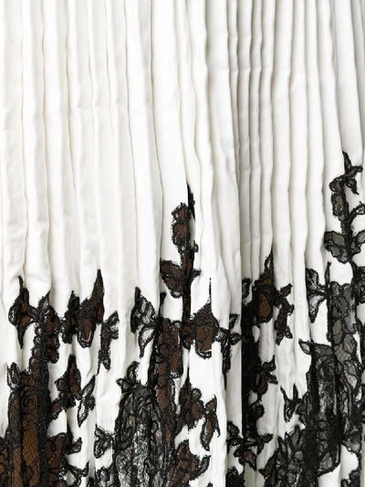Shop Ermanno Scervino Embroidered Skirt In White