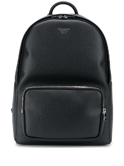 Shop Emporio Armani Large Backpack In Black