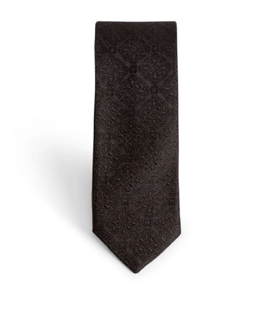 Shop Dolce & Gabbana Silk Printed Tie