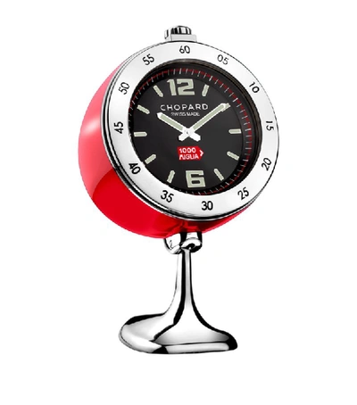 Shop Chopard Vintage Racing Table Clock In Silver