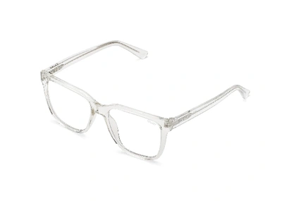 Shop Quay Wired Large Blue Light In Tortoise,clear