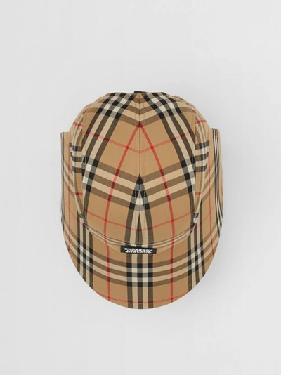 Vintage 格纹徽标装饰软帽