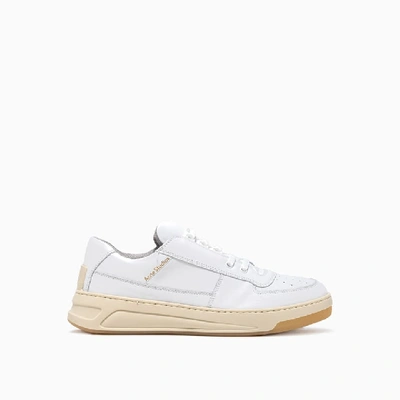 Shop Acne Studios Perey Lace Up Sneakers Bd0113-anc420 In White
