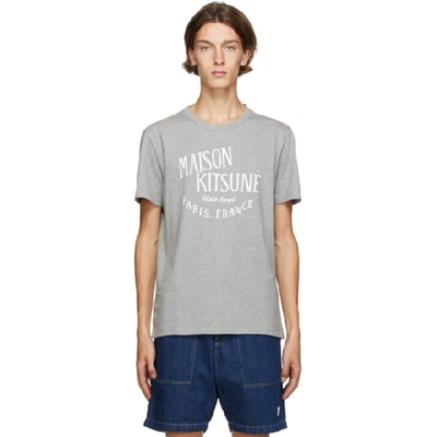 MAISON KITSUNE 灰色 PALAIS ROYAL CLASSIC T 恤