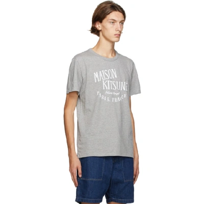 MAISON KITSUNE 灰色 PALAIS ROYAL CLASSIC T 恤