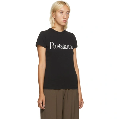 MAISON KITSUNE 黑色“PARISIENNE” T 恤