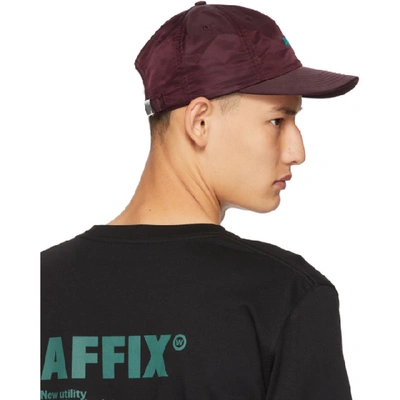Shop Affix Red Standard Logo Cap In Deep Red