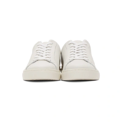 Shop Ps By Paul Smith Off-white Rex Perforated Sneakers In White 1