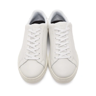 Shop Ps By Paul Smith Off-white Rex Perforated Sneakers In White 1