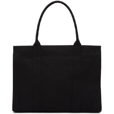 Shop Balenciaga Black Recycled Nylon Tote Bag In 1000black