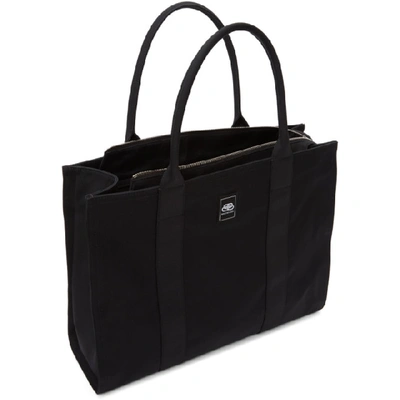 Shop Balenciaga Black Recycled Nylon Tote Bag In 1000black