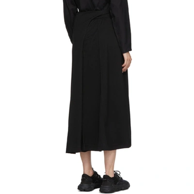 Shop Y-3 Black Classic Tailored Track Skirt