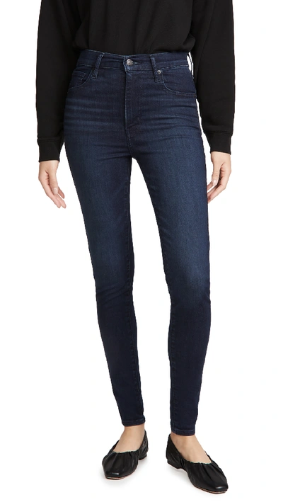 Shop Levi's Mile High Super Skinny Jeans In Echo Darkness