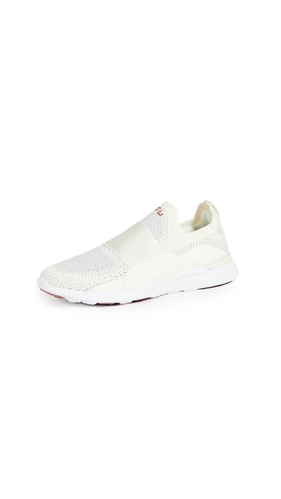 Shop Apl Athletic Propulsion Labs Techloom Bliss Sneakers In Pristine/pastel Multi/white