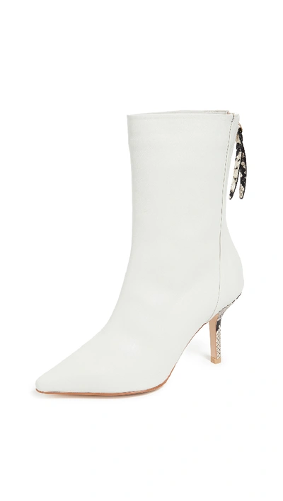 Shop The Volon 80mm Dico Ankle Boots In White