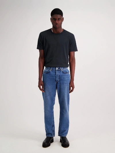 Shop Amendi Bob Straight Jeans In Mid Blue