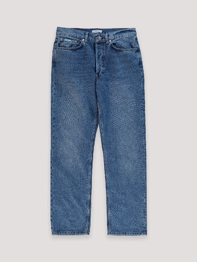 Shop Amendi Bob Straight Jeans In Mid Blue