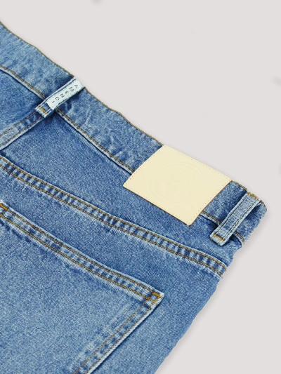 Shop Amendi Bob Straight Jeans In Mid Blue