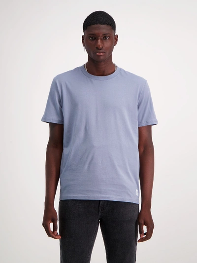 Shop Amendi Marcus T-shirt In Slate Blue