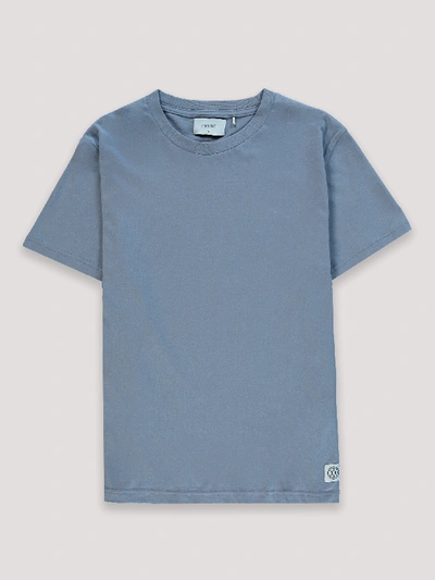 Shop Amendi Marcus T-shirt In Slate Blue