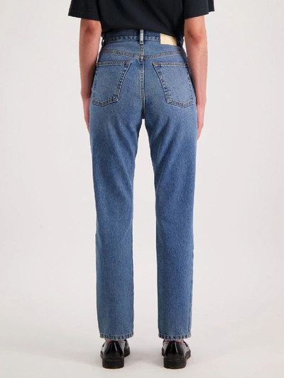 Shop Amendi Molle Classic Jeans In Mid Blue