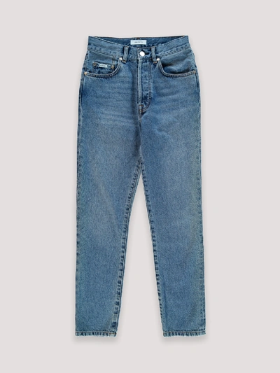 Shop Amendi Molle Classic Jeans In Mid Blue
