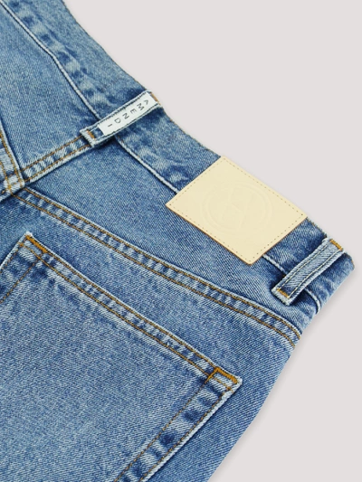 Shop Amendi Molle Classic Jeans In Mid Blue