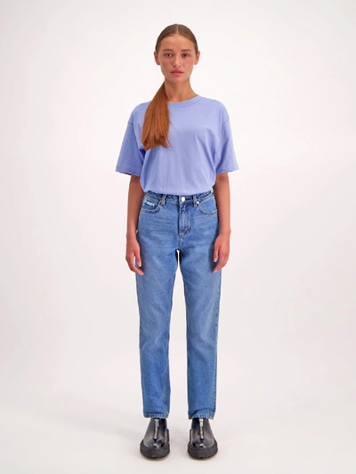 Amendi Rosie Mom Jeans In Mid Blue